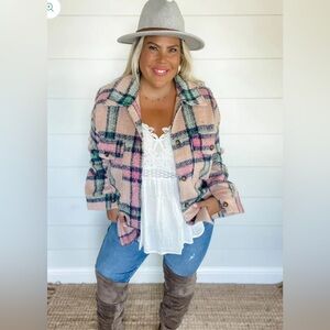 Blakely Plaid Wool-Blend Jacket